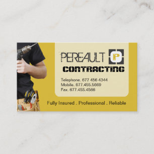 GENERAL CONTRACTOR BUSINESS CARD