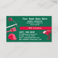 General Contractor HandyMan Do It All Template Bus