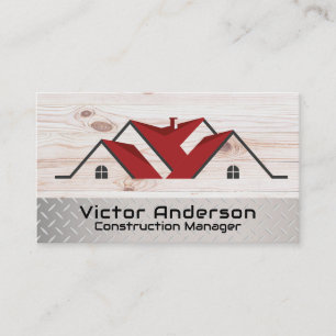 General Contractor Home Renovation Business Card