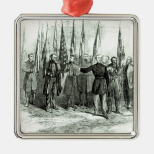 General Custer Metal Ornament