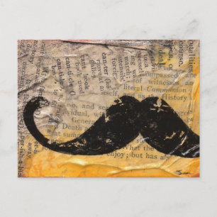General Death - Handlebar Moustache Postcard