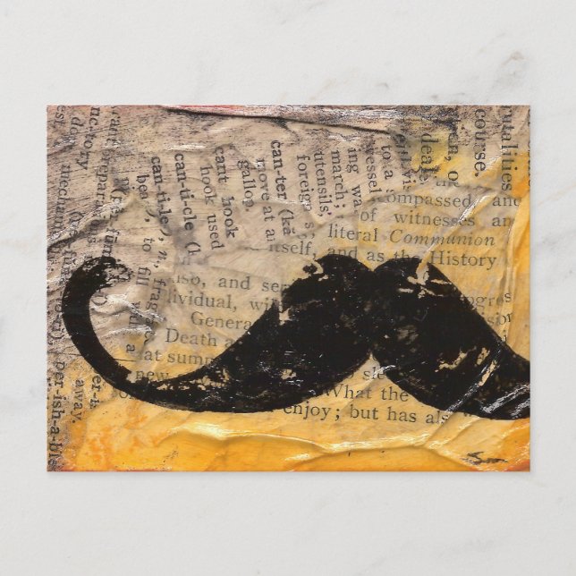 General Death - Handlebar Moustache Postcard (Front)