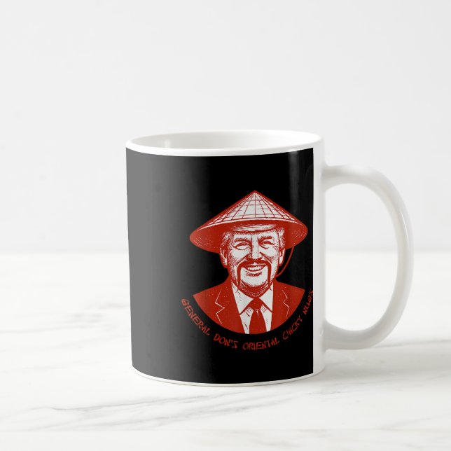 General Dons Funny Oriental Chicky Nugs Saying Quo Coffee Mug (Right)