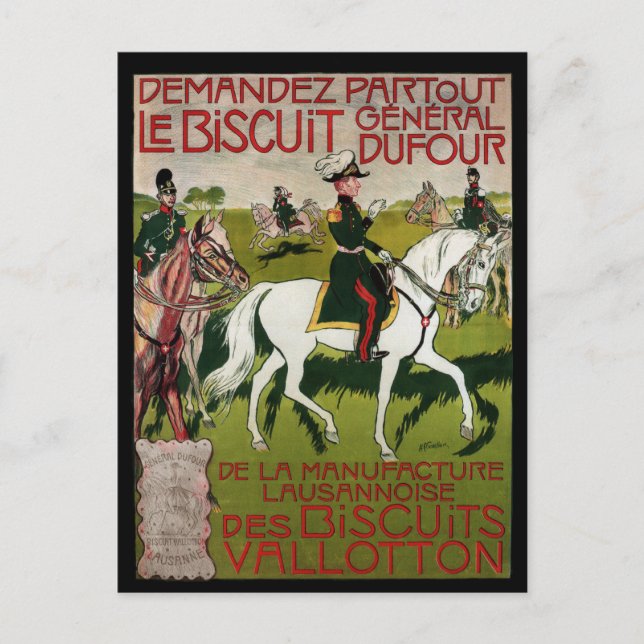 General Dufour Flour le Biscuit 1899 Postcard (Front)