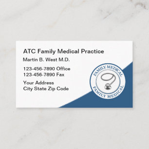 General Family Medical Practice Business Card