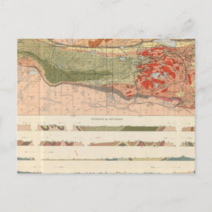 General Geological Map of the Marquette District Postcard