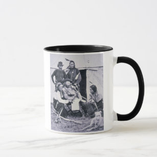 General George A. Custer (1839-76) with his Indian Mug
