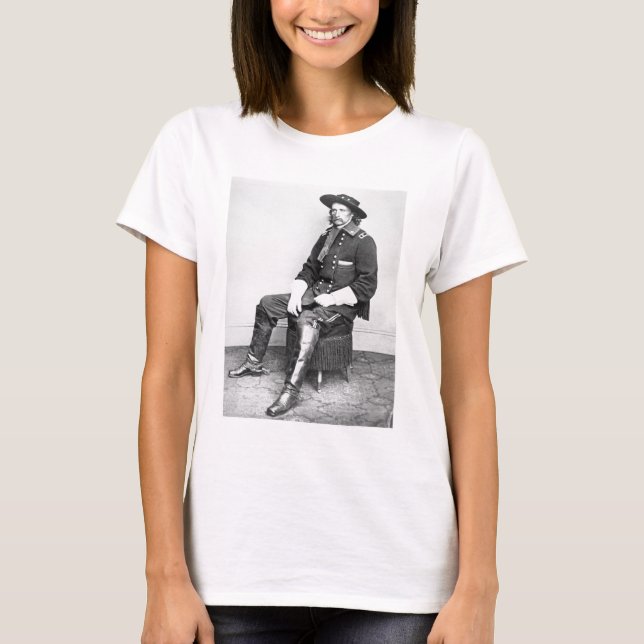 General George A. Custer (b/w photo) T-Shirt (Front)