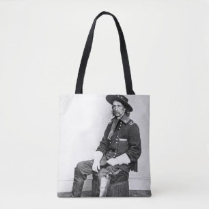 General George A. Custer (b/w photo) Tote Bag