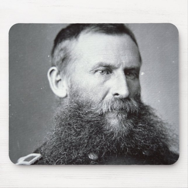 General George Crook (b/w photo) Mouse Pad (Front)