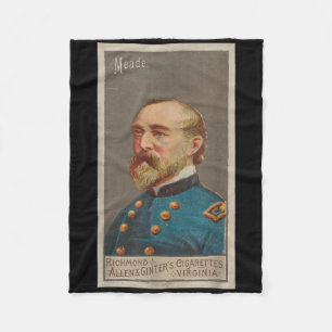 General George Meade Portrait (1888) Fleece Blanket