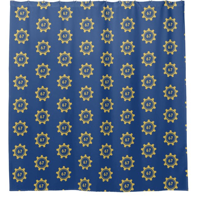 General Issue Vault 67 Shower Curtain (Front)