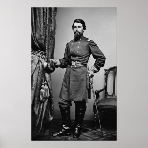 General James Jourdan - Civil War Poster