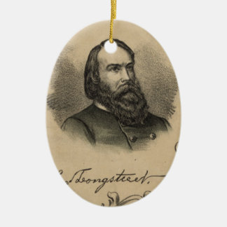General James Longstreet Ceramic Ornament