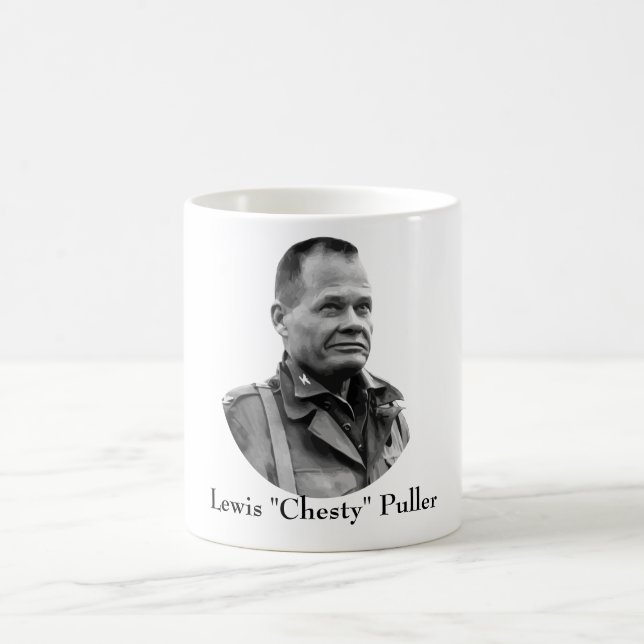 General Lewis Burwell Puller -- "Chesty" Coffee Mug (Center)