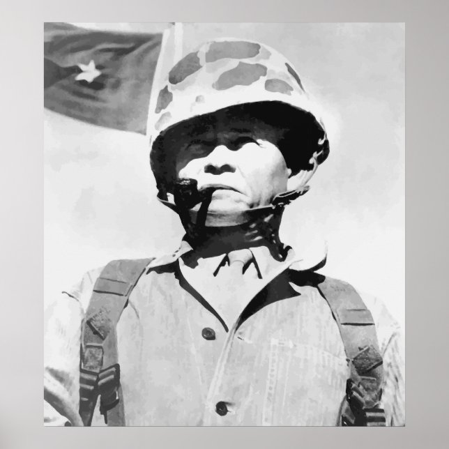 General Lewis "Chesty" Puller Poster (Front)