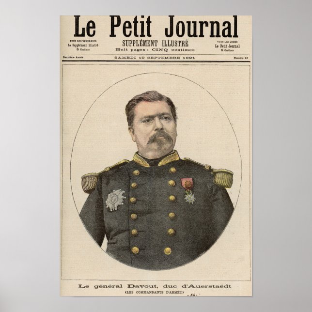 General Louis Nicolas Davout Poster (Front)