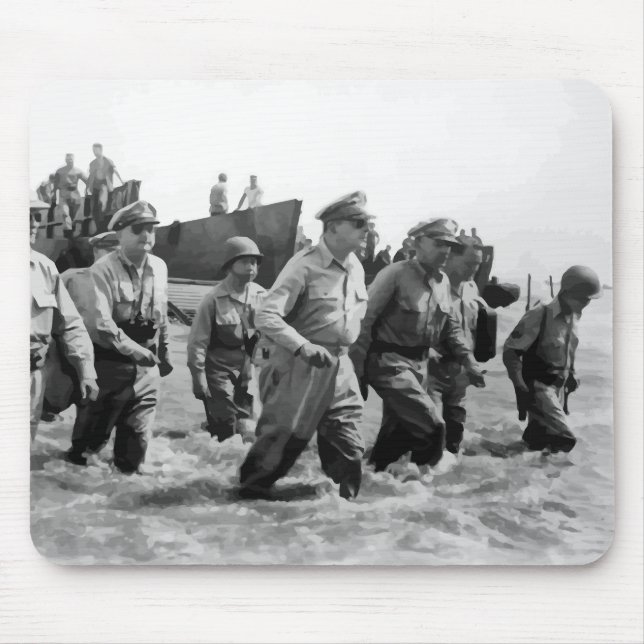 General MacArthur Returns Mouse Pad (Front)