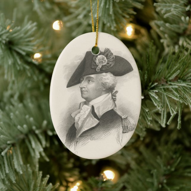 General Mad Anthony Wayne Ceramic Ornament (Tree)