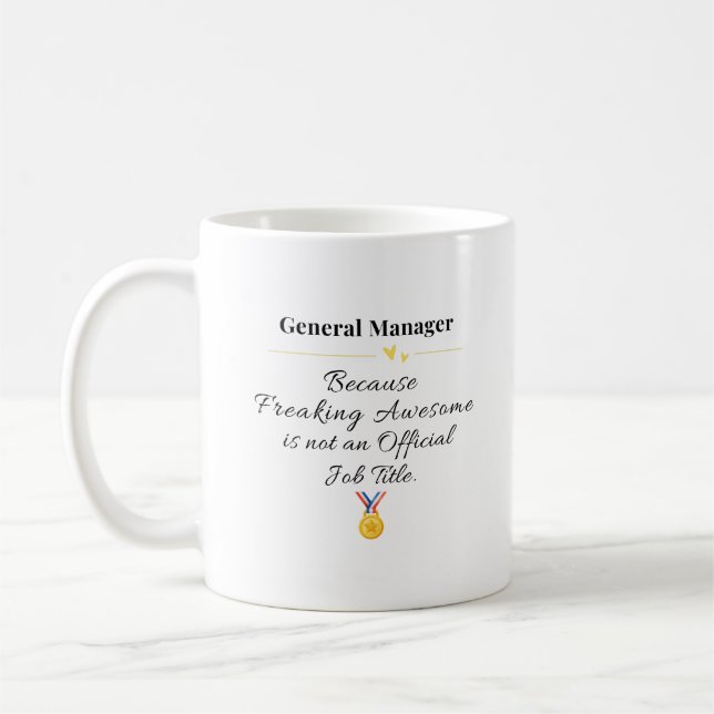 General Manager Coffee Mug (Left)