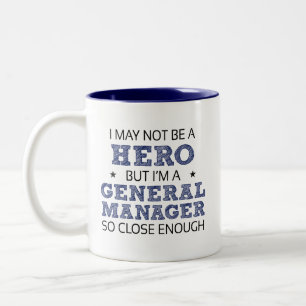 General Manager Novelty Two-Tone Coffee Mug