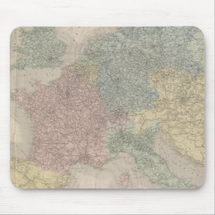 General map of European Railways Mouse Pad