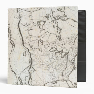 General Map of North America Binder