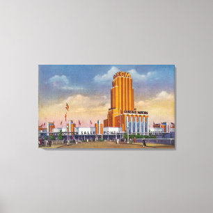 General Motors Exhibit, 1934 World's Fair Canvas Print