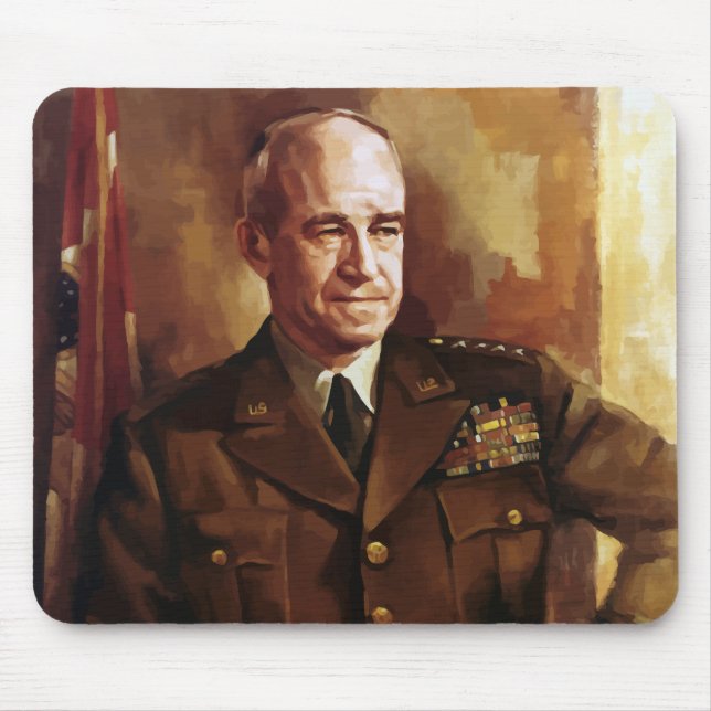 General Omar Bradley Mouse Pad (Front)
