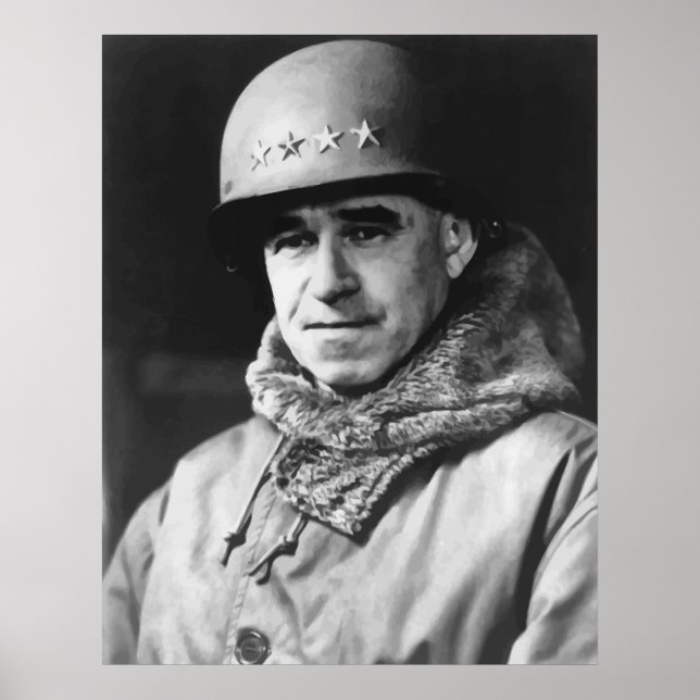General Omar Bradley Poster (Front)