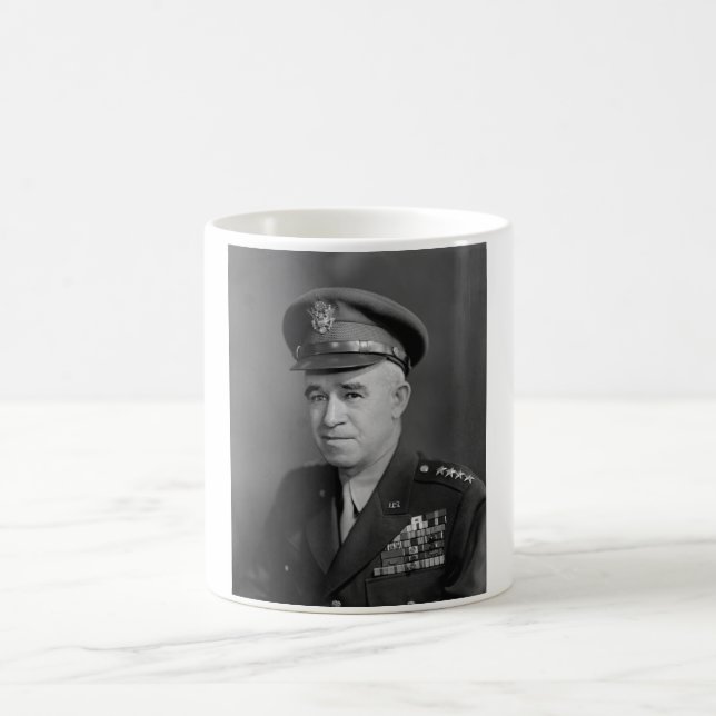 General Omar Bradley -- WWII Coffee Mug (Center)