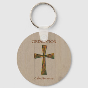 General Ordination Congratulations, Metal Design C Keychain