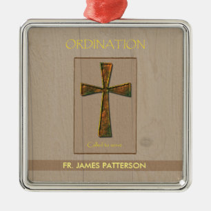 General Ordination Congratulations, Metal Design C Metal Ornament