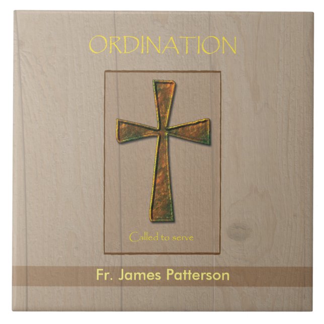 General Ordination Congratulations, Metal Design C Tile (Front)