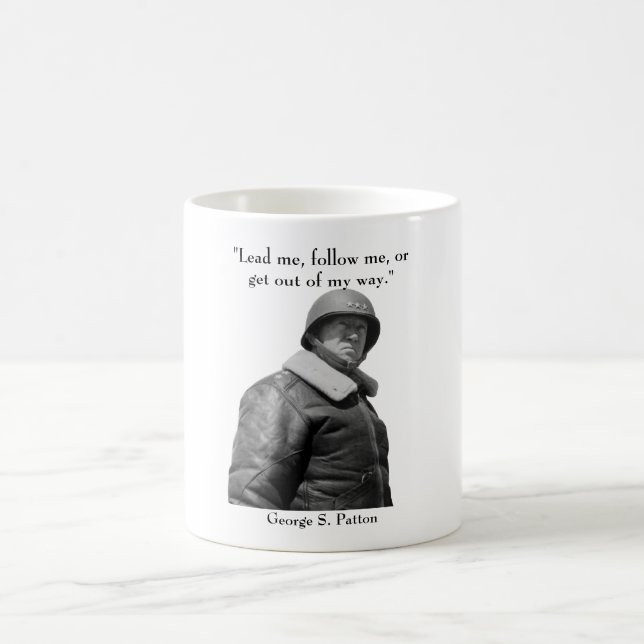 General Patton and quote Coffee Mug (Center)