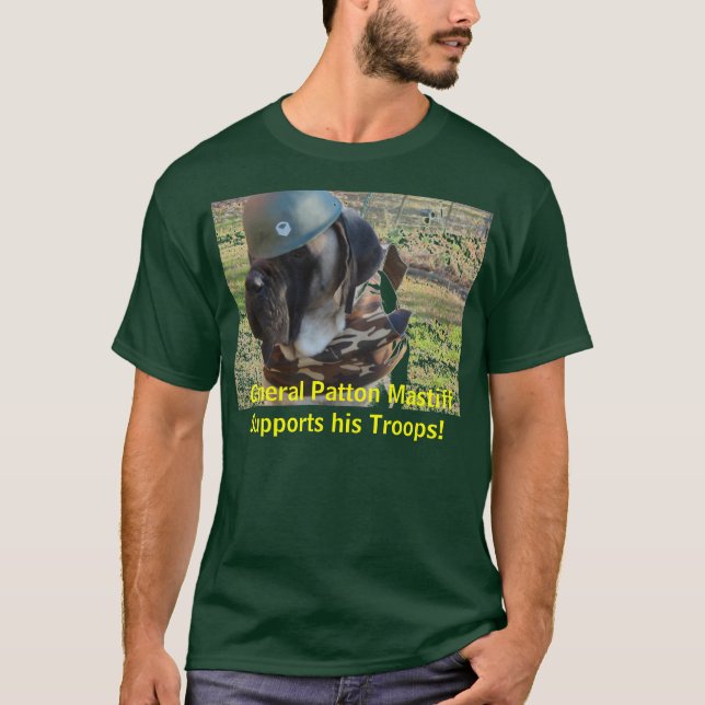 General Patton Mastiff T-Shirt (Front)