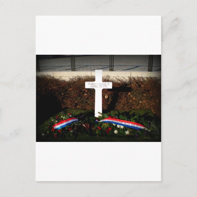 General Patton's Grave Postcard (Front)