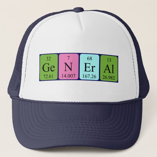 General periodic table name hat (Front)