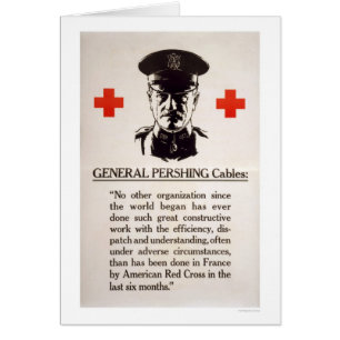 General Pershing Red Cross Poster