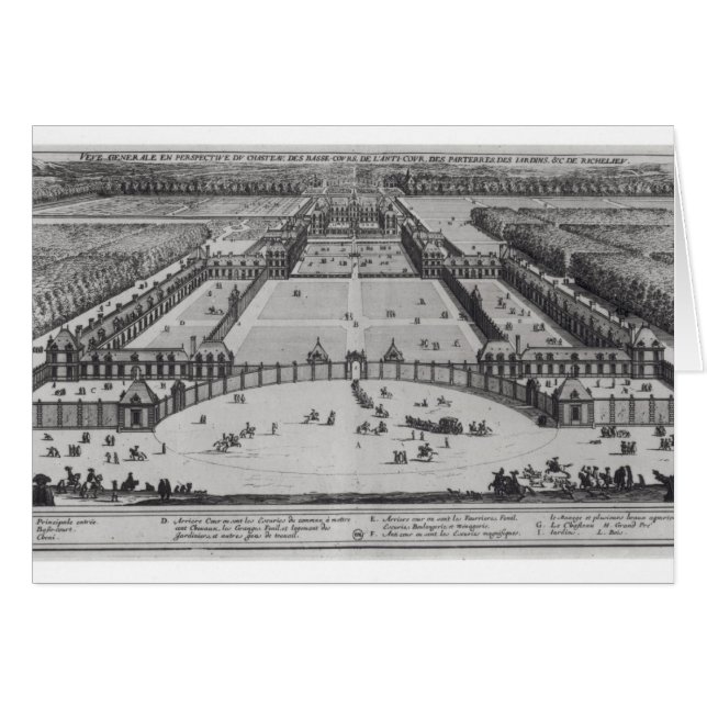 General Perspective View of the Chateau (Front Horizontal)