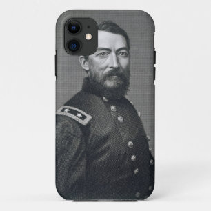 General Philip Sheridan, engraved from a photograp iPhone 11 Case