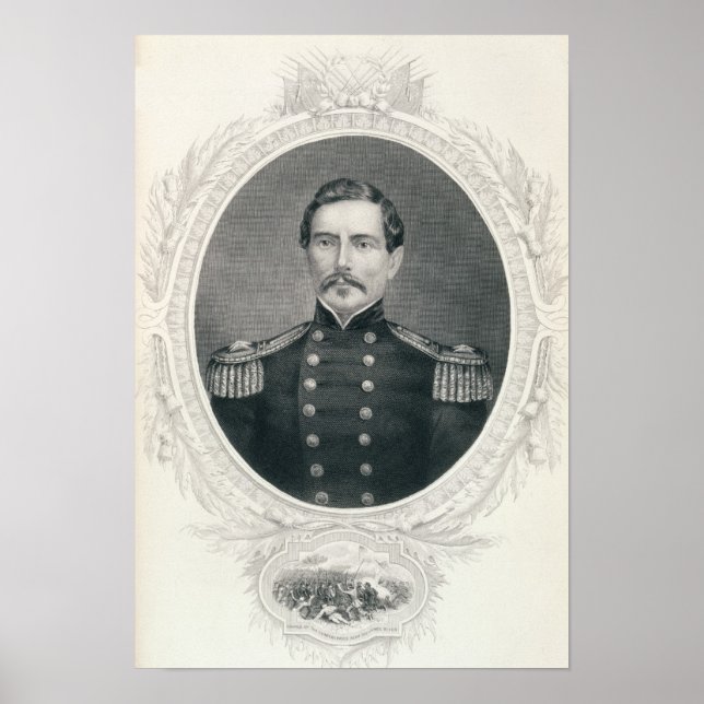 General Pierre Gustave Toutant Beauregard Poster (Front)