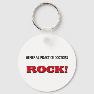 General Practice Doctors Rock Keychain