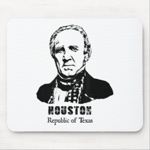 General President Sam Houston Republic Texas Revol Mouse Pad