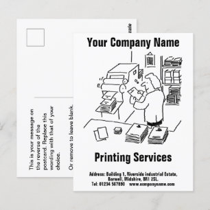 General Printing Services Postcard