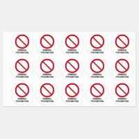 General Prohibition, Set of 30 Prohibition