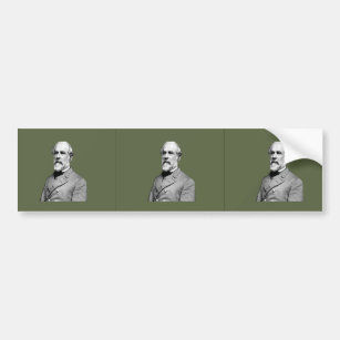 General Robert E. Lee  Army Green Bumper Sticker