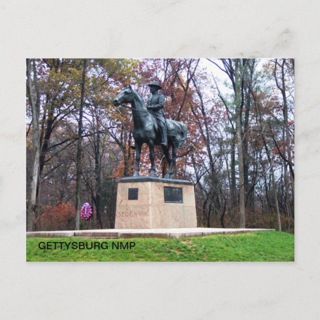 GENERAL SEDGWICK MONUMENT POSTCARD (Front)