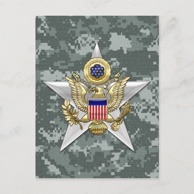 General Staff Branch Insignia Postcard (Front)
