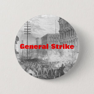 general strike 2 inch round button
